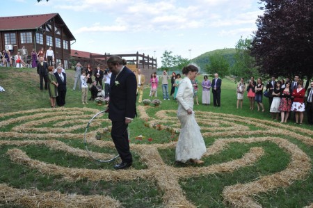 Esküvői labirintus szertartás 2012